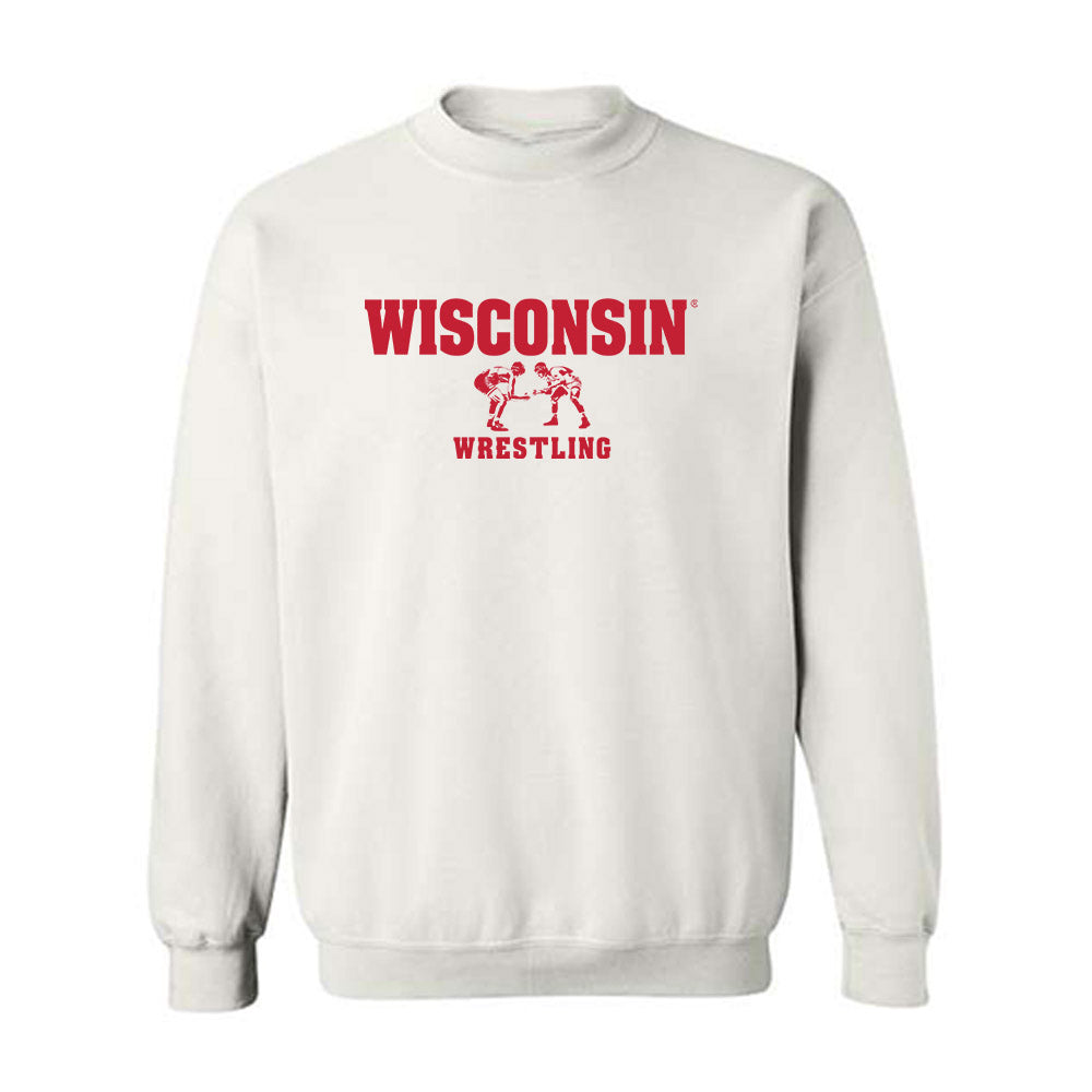 Wisconsin - NCAA Wrestling : Dylan Russo - Sports Shersey Crewneck Sweatshirt-0