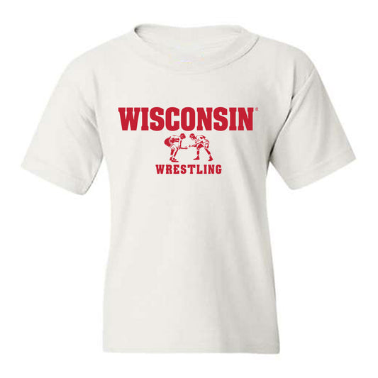 Wisconsin - NCAA Wrestling : Peter Tomazevic - Sports Shersey Youth T-Shirt-0