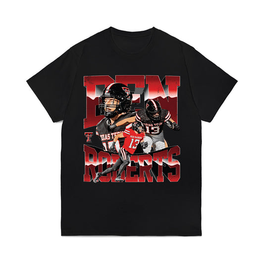 Texas Tech - NCAA Football : Ben Roberts - Collage Comfort Colors T-Shirt-0