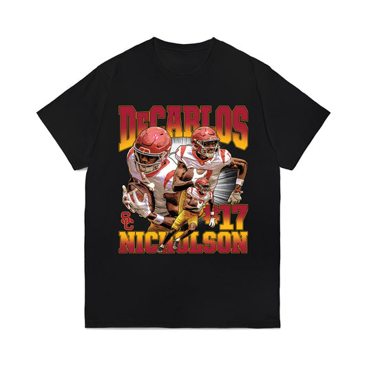 USC - NCAA Football : DeCarlos Nicholson - Collage Comfort Colors T-Shirt-0