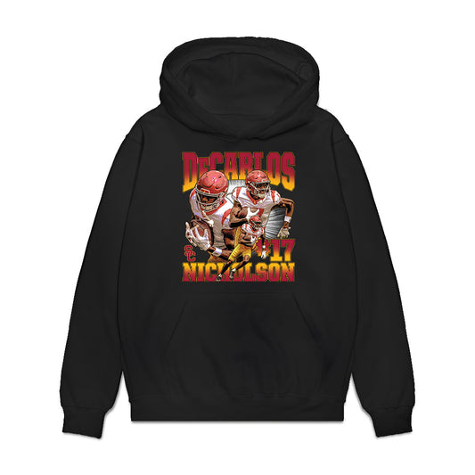 USC - NCAA Football : DeCarlos Nicholson - Collage Premium Hooded Sweatshirt-0