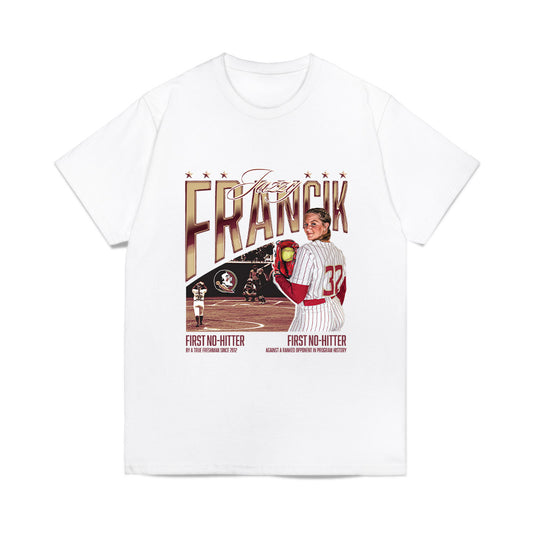 FSU - NCAA Softball : Jazzy Francik - Collage Comfort Colors T-Shirt-0