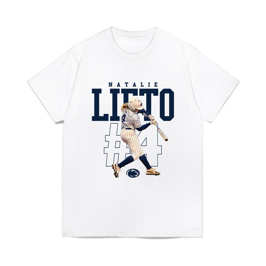 Penn State - NCAA Softball : Natalie Lieto - Collage Comfort Colors T-Shirt-0