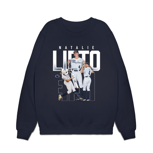 Penn State - NCAA Softball : Natalie Lieto - Collage Premium Crewneck Sweatshirt-0