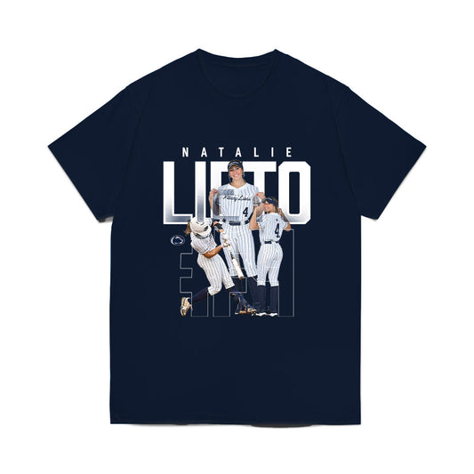 Penn State - NCAA Softball : Natalie Lieto - Collage Comfort Colors T-Shirt-0