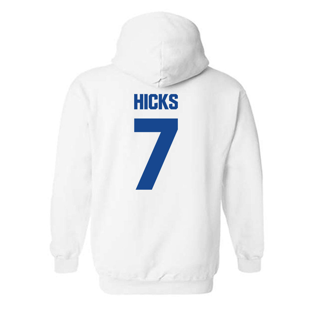 Hampton - NCAA Football : William Hicks - Classic Shersey Hooded Sweatshirt-1