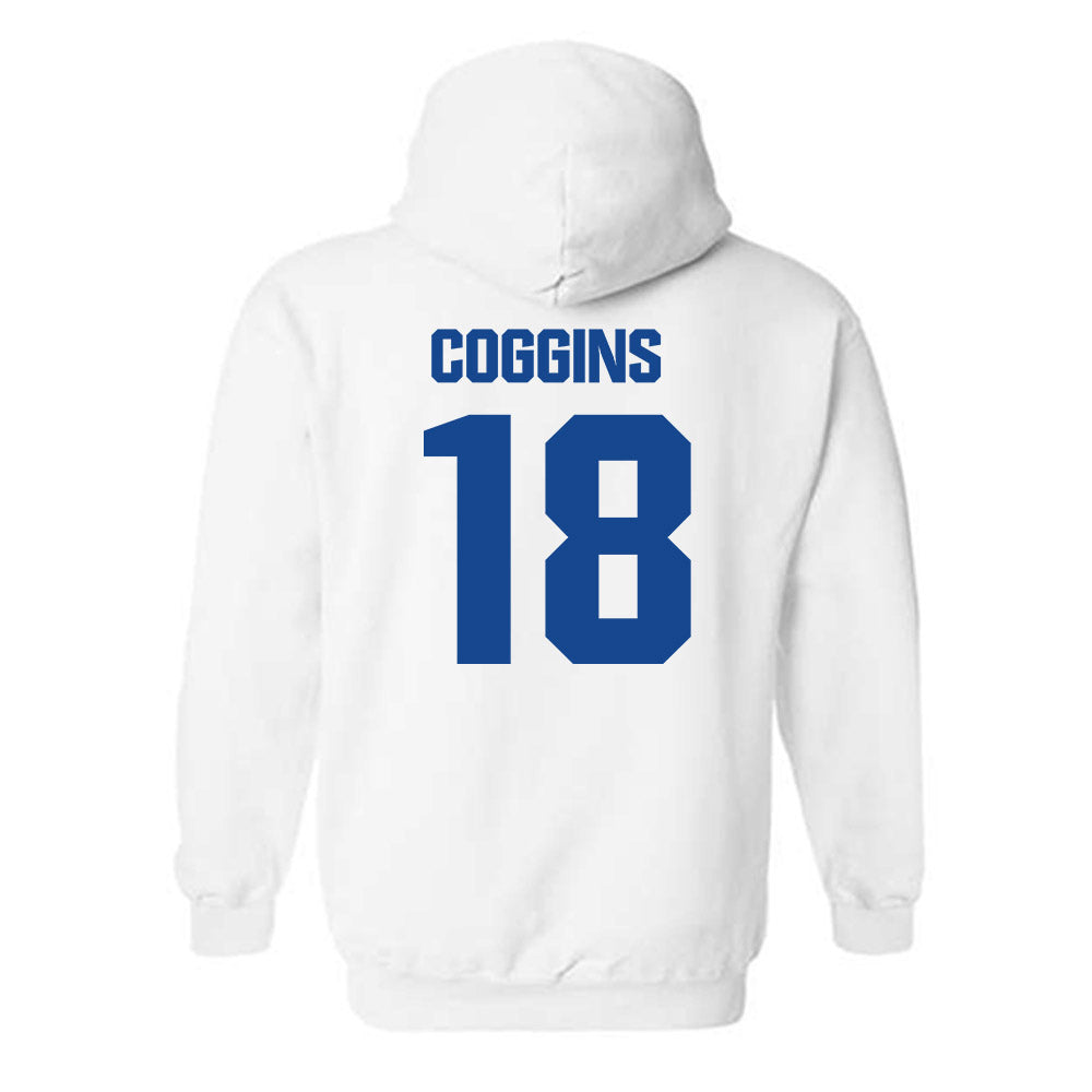 Hampton - NCAA Football : Jaysaun Coggins - Classic Shersey Hooded Sweatshirt-1