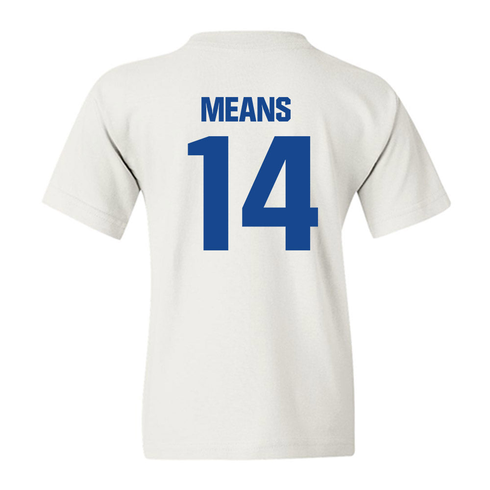 Hampton - NCAA Football : Nare Means - Classic Shersey Youth T-Shirt-1
