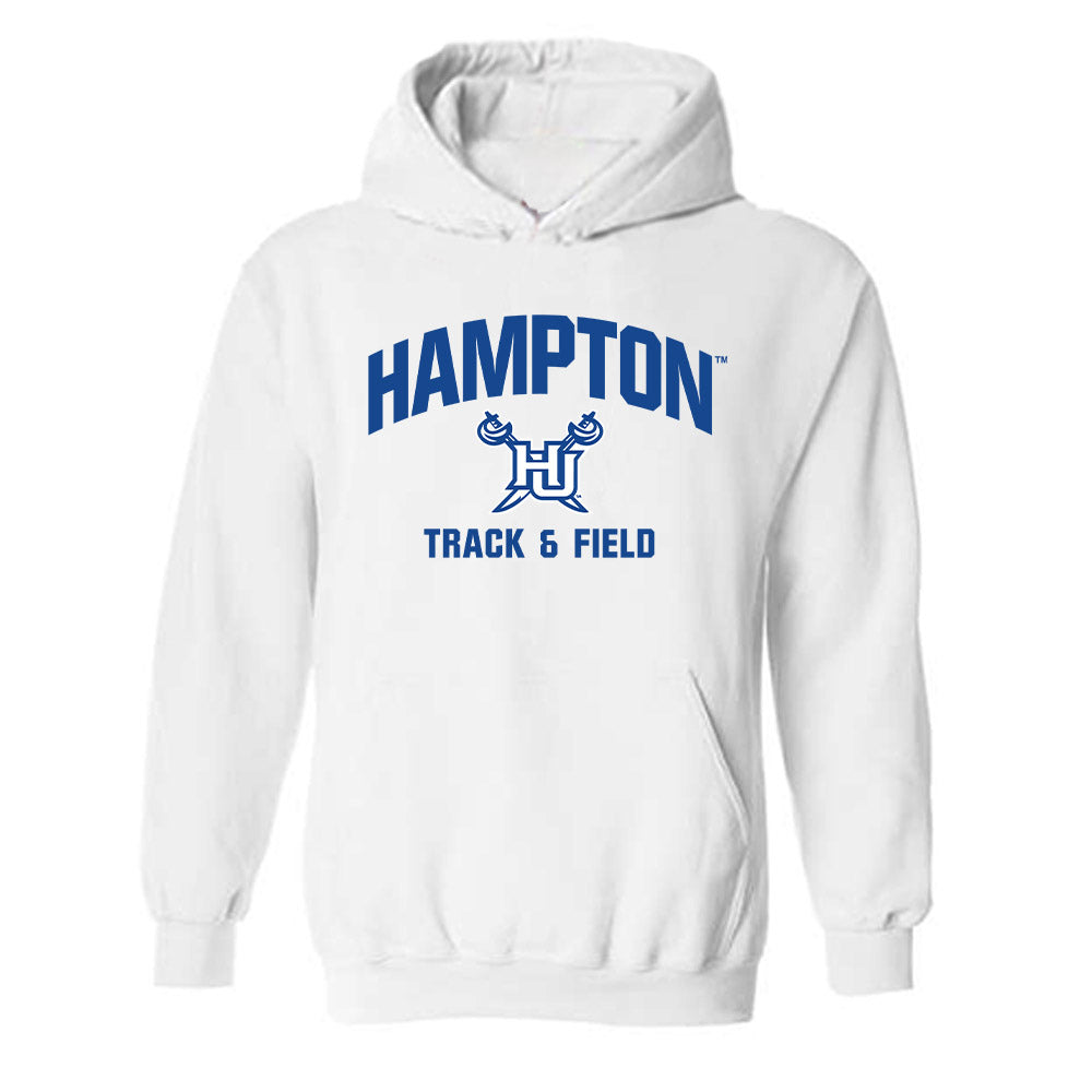 Hampton - NCAA Women's Track & Field : Peninah Muthoni - Classic Shersey Hooded Sweatshirt-0