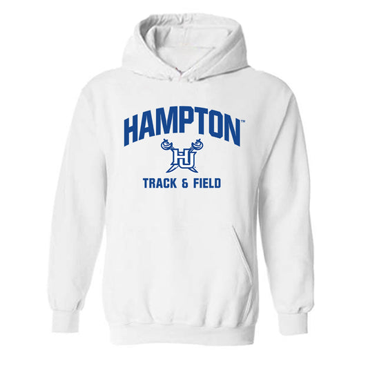 Hampton - NCAA Women's Track & Field : Peninah Muthoni - Classic Shersey Hooded Sweatshirt-0