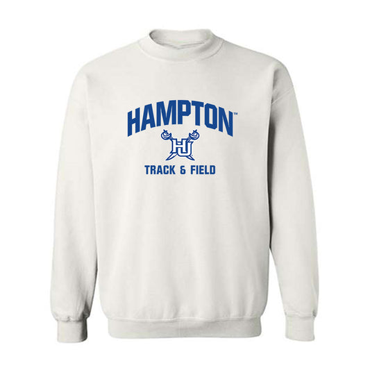 Hampton - NCAA Women's Track & Field : Peninah Muthoni - Classic Shersey Crewneck Sweatshirt-0