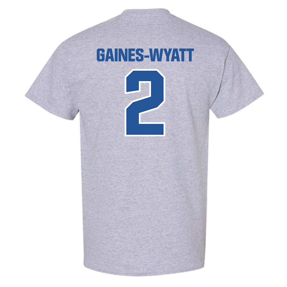Hampton - NCAA Men's Basketball : Jalyke Gaines-Wyatt - Classic Shersey T-Shirt-1