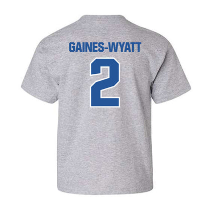 Hampton - NCAA Men's Basketball : Jalyke Gaines-Wyatt - Classic Shersey Youth T-Shirt-1
