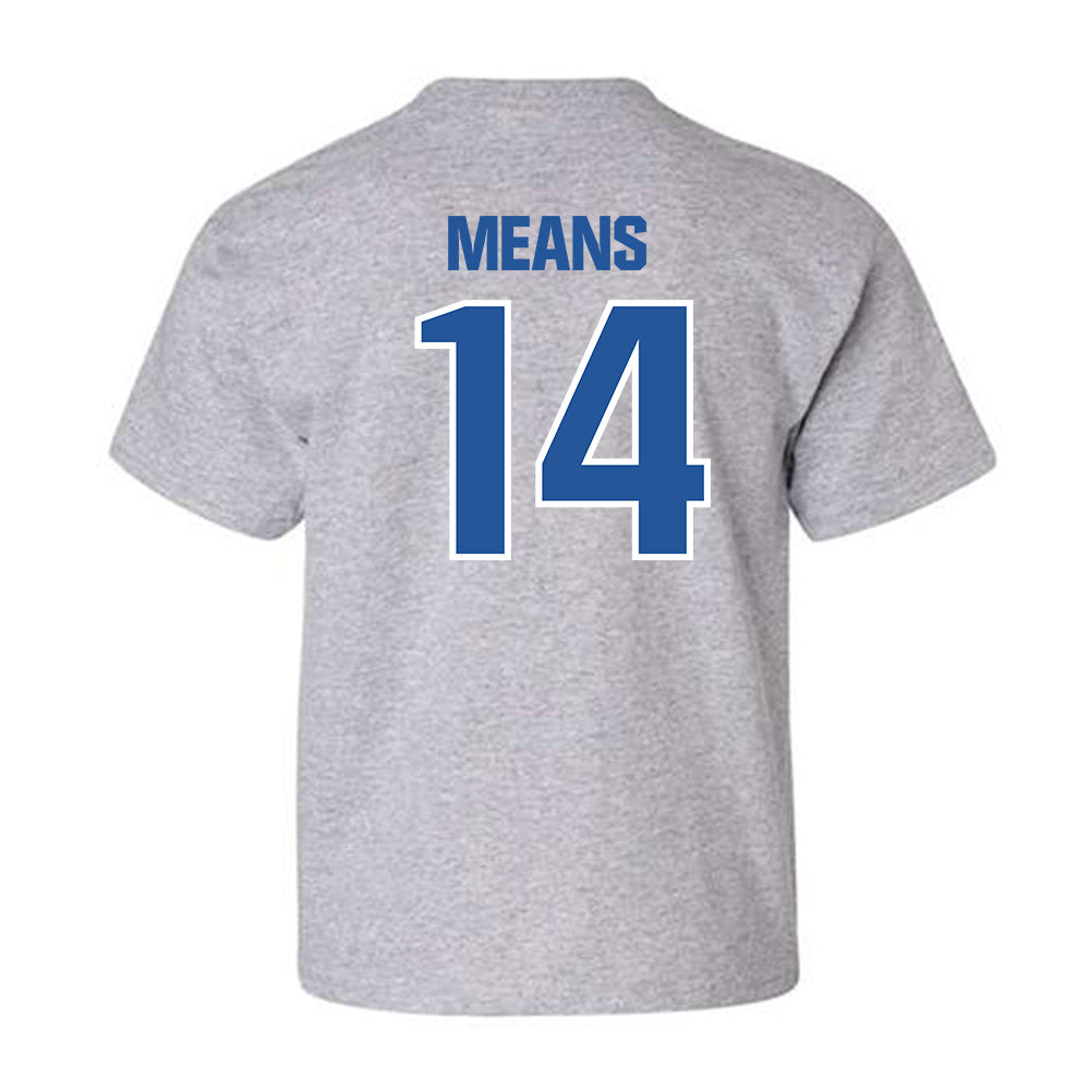 Hampton - NCAA Football : Nare Means - Classic Shersey Youth T-Shirt-1