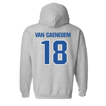Hampton - NCAA Women's Soccer : Ellen Van Caenegem - Classic Shersey Hooded Sweatshirt-1