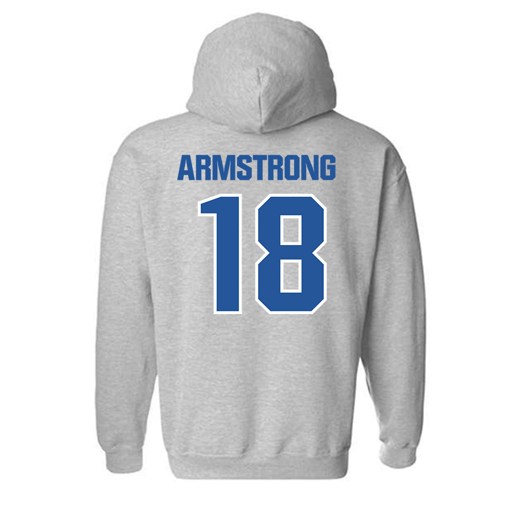 Hampton - NCAA Football : Antonio Armstrong - Classic Shersey Hooded Sweatshirt-1