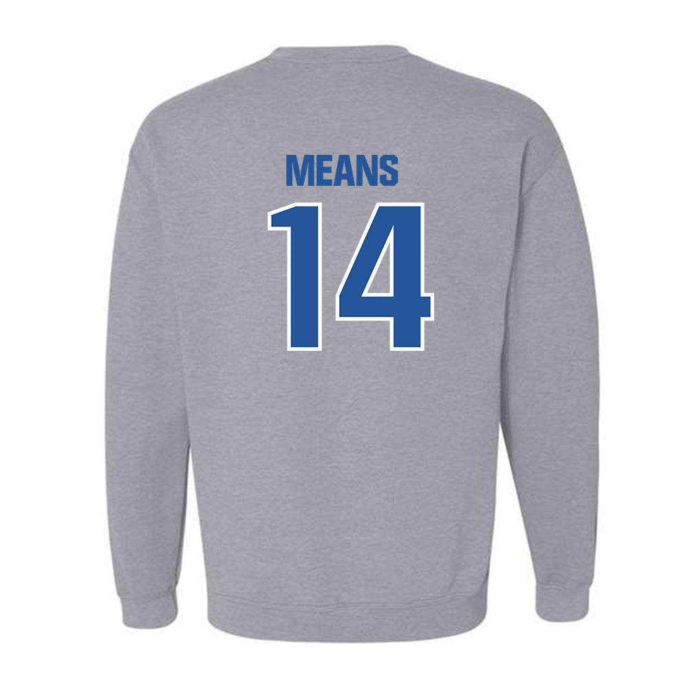 Hampton - NCAA Football : Nare Means - Classic Shersey Crewneck Sweatshirt-1
