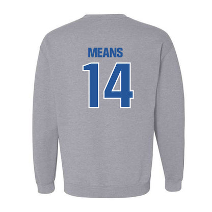 Hampton - NCAA Football : Nare Means - Classic Shersey Crewneck Sweatshirt-1