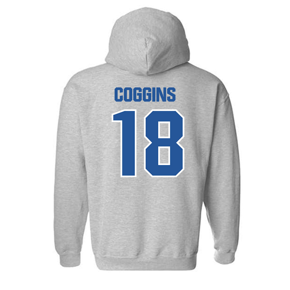 Hampton - NCAA Football : Jaysaun Coggins - Classic Shersey Hooded Sweatshirt-1