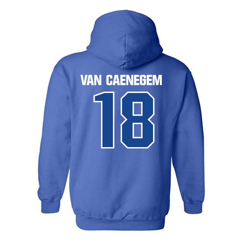 Hampton - NCAA Women's Soccer : Ellen Van Caenegem - Classic Shersey Hooded Sweatshirt-1