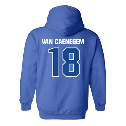 Hampton - NCAA Women's Soccer : Ellen Van Caenegem - Classic Shersey Hooded Sweatshirt-1