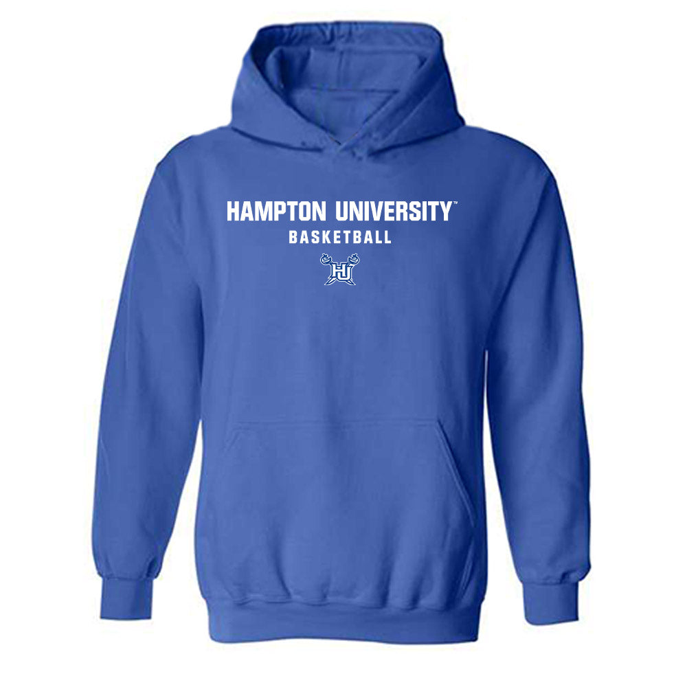 Hampton - NCAA Men's Basketball : Jalyke Gaines-Wyatt - Classic Shersey Hooded Sweatshirt-0