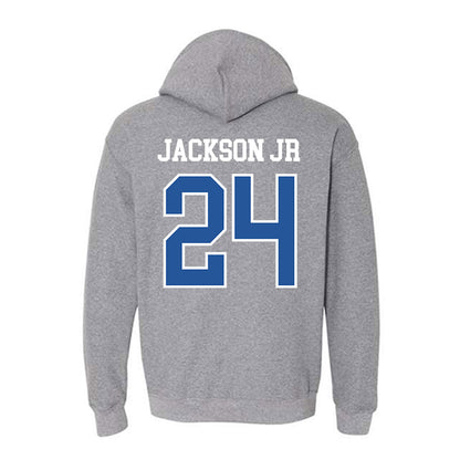 Hampton - NCAA Football : Andre Jackson Jr - Classic Shersey Hooded Sweatshirt-1