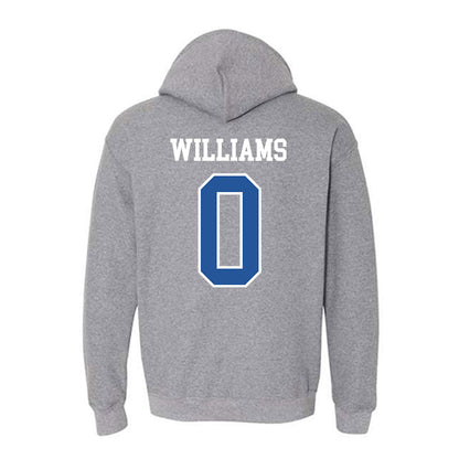 Hampton - NCAA Men's Basketball : Kody Williams - Classic Shersey Hooded Sweatshirt-1