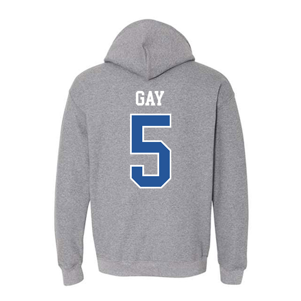 Hampton - NCAA Football : Nijay Gay - Classic Shersey Hooded Sweatshirt-1