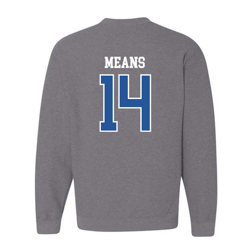 Hampton - NCAA Football : Nare Means - Classic Shersey Crewneck Sweatshirt-1