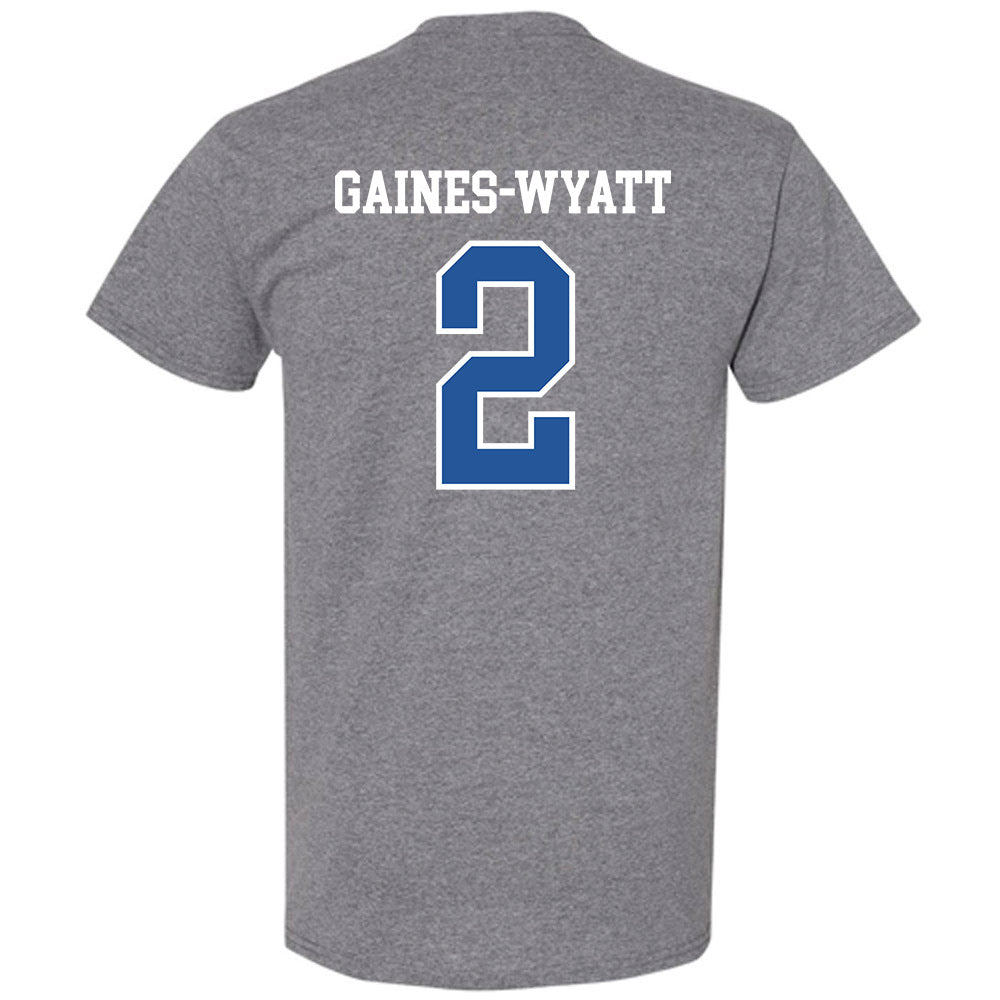 Hampton - NCAA Men's Basketball : Jalyke Gaines-Wyatt - Classic Shersey T-Shirt-1