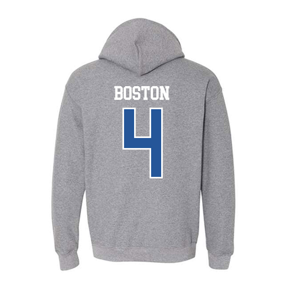 Hampton - NCAA Women's Basketball : Arlisha Boston - Classic Shersey Hooded Sweatshirt-1