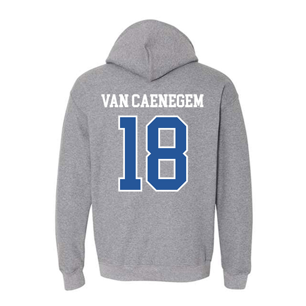 Hampton - NCAA Women's Soccer : Ellen Van Caenegem - Classic Shersey Hooded Sweatshirt-1