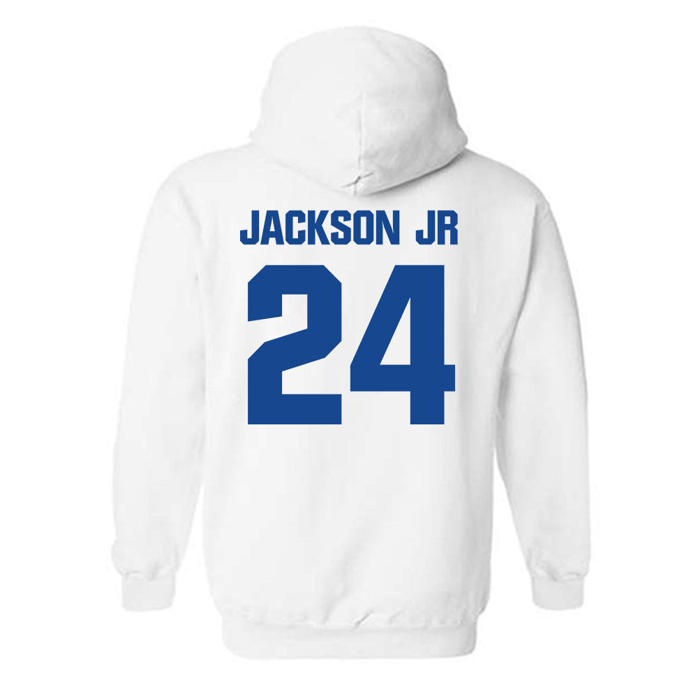 Hampton - NCAA Football : Andre Jackson Jr - Classic Shersey Hooded Sweatshirt-1