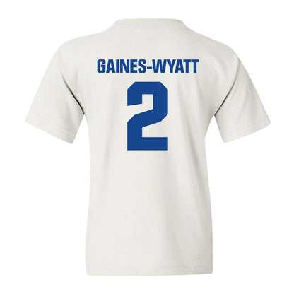 Hampton - NCAA Men's Basketball : Jalyke Gaines-Wyatt - Classic Shersey Youth T-Shirt-1