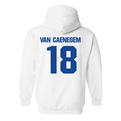 Hampton - NCAA Women's Soccer : Ellen Van Caenegem - Classic Shersey Hooded Sweatshirt-1