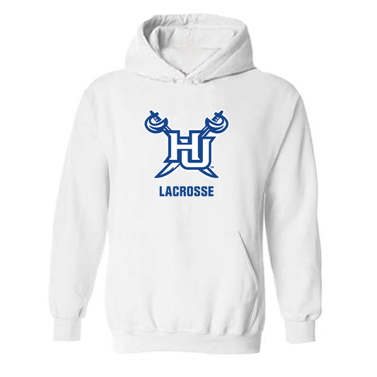 Hampton - NCAA Men's Lacrosse : Dylan Munchus - Classic Shersey Hooded Sweatshirt-0