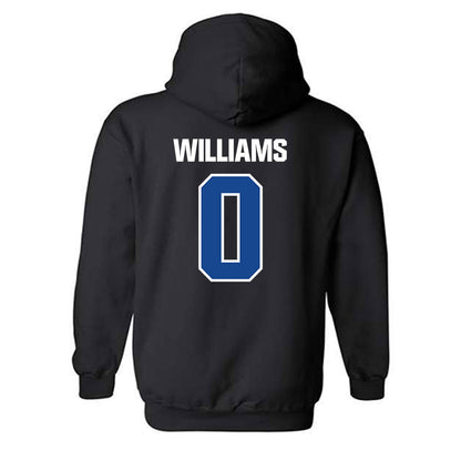 Hampton - NCAA Men's Basketball : Kody Williams - Classic Shersey Hooded Sweatshirt-1