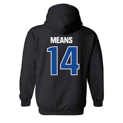 Hampton - NCAA Football : Nare Means - Classic Shersey Hooded Sweatshirt-1
