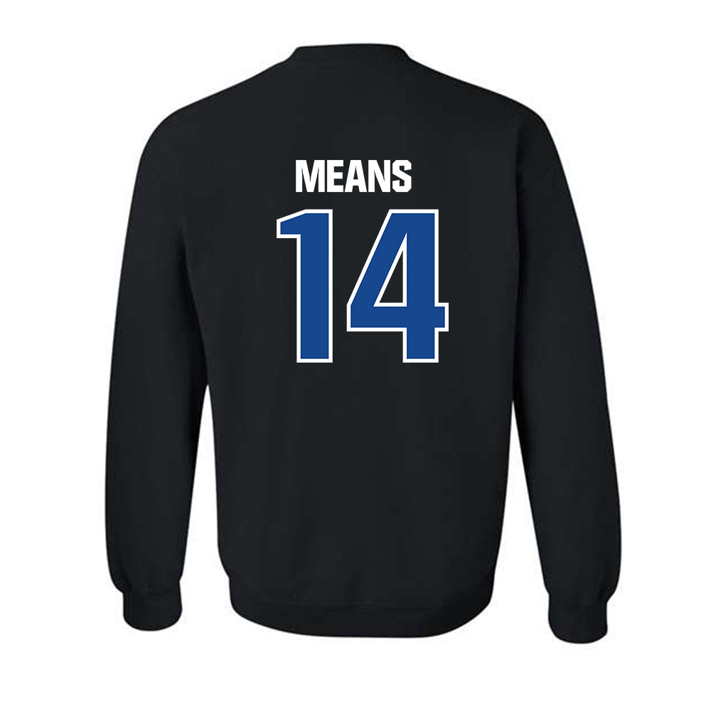 Hampton - NCAA Football : Nare Means - Classic Shersey Crewneck Sweatshirt-1