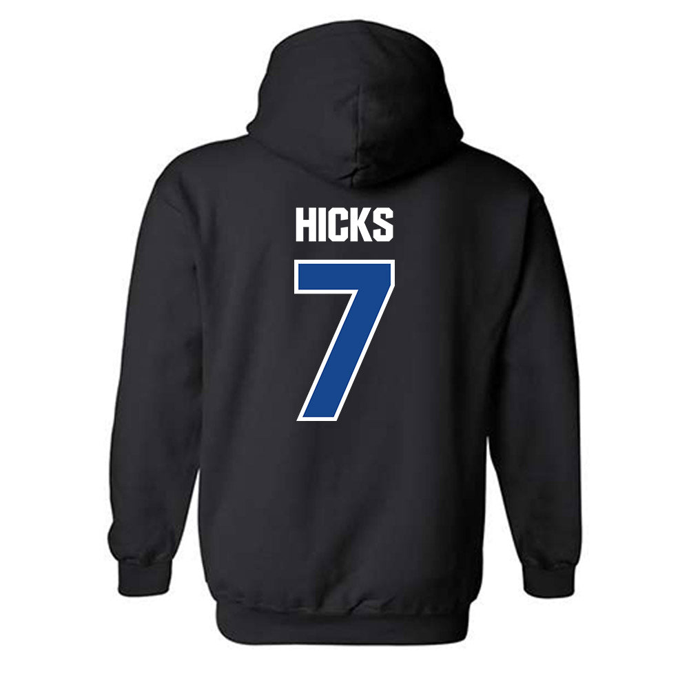 Hampton - NCAA Football : William Hicks - Classic Shersey Hooded Sweatshirt-1