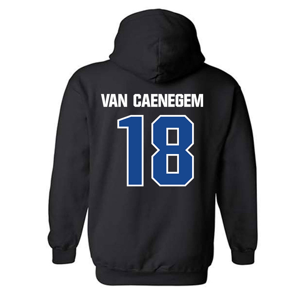 Hampton - NCAA Women's Soccer : Ellen Van Caenegem - Classic Shersey Hooded Sweatshirt-1