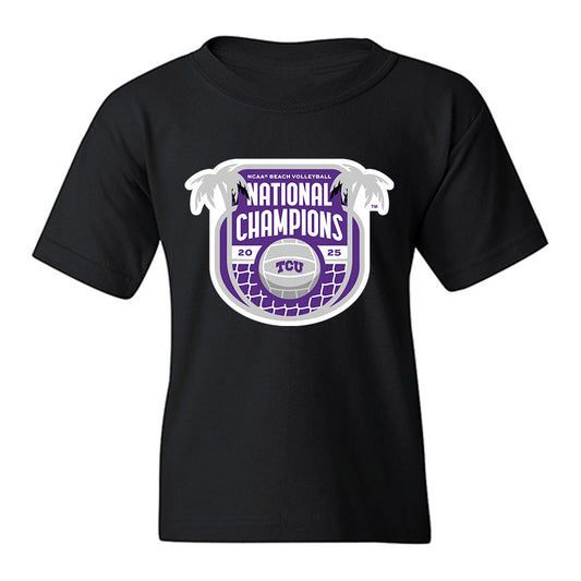 TCU - NCAA Beach Volleyball : Natalie Glenn - NCAA® National Champions Youth T-Shirt-0