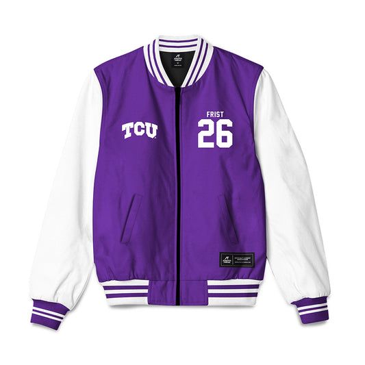 TCU - NCAA Beach Volleyball : Hallie Corinne Frist - NCAA® National Champions Bomber Jacket-0