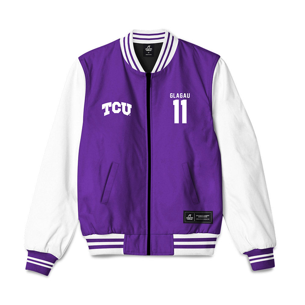 TCU - NCAA Beach Volleyball : Emma Glagau - NCAA® National Champions Bomber Jacket-0
