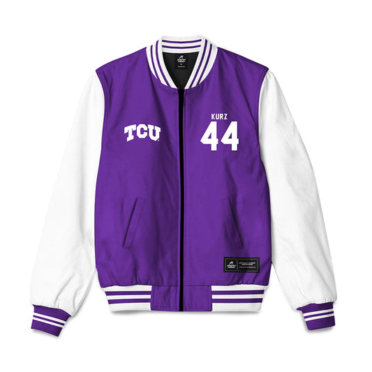 TCU - NCAA Beach Volleyball : Alexandra Kurz - NCAA® National Champions Bomber Jacket-0