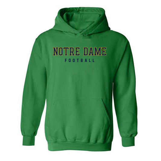Notre Dame - NCAA Football : Guerby Lambert - Classic Shersey Hooded Sweatshirt-0