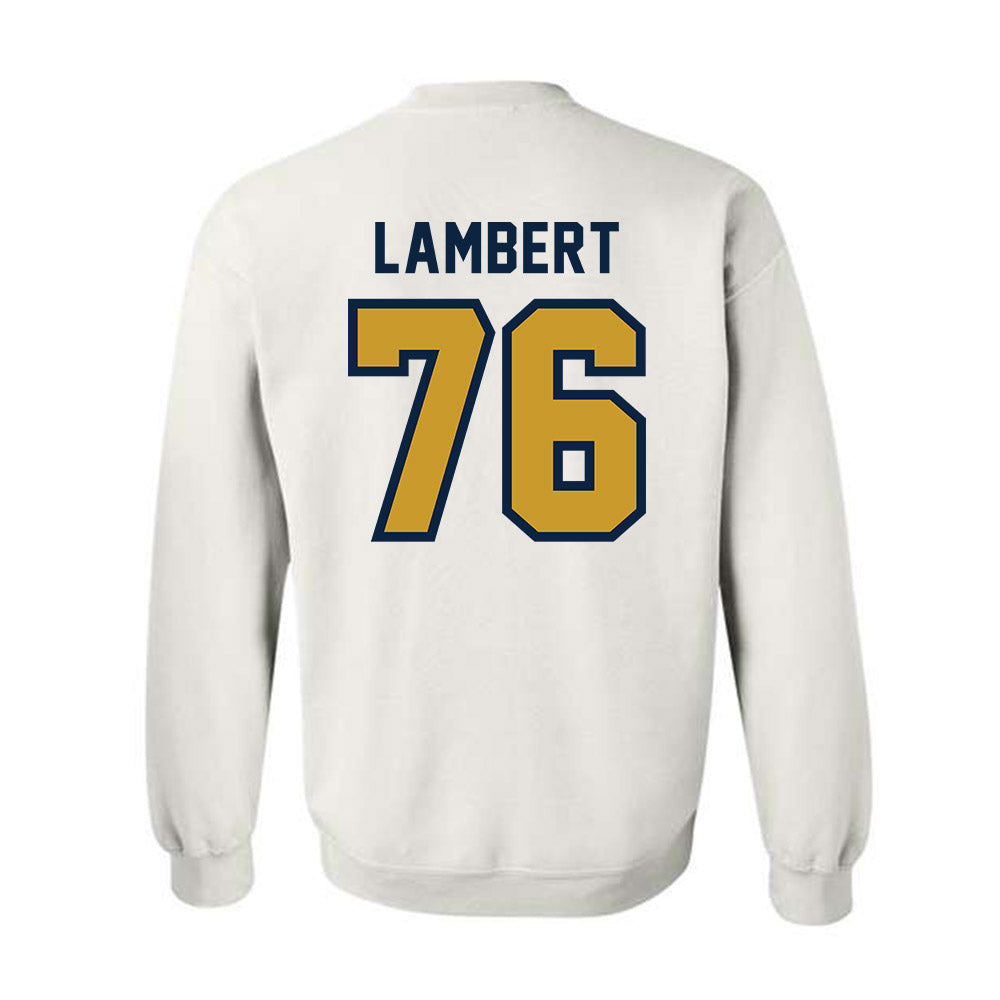 Notre Dame - NCAA Football : Guerby Lambert - Classic Shersey Crewneck Sweatshirt-1