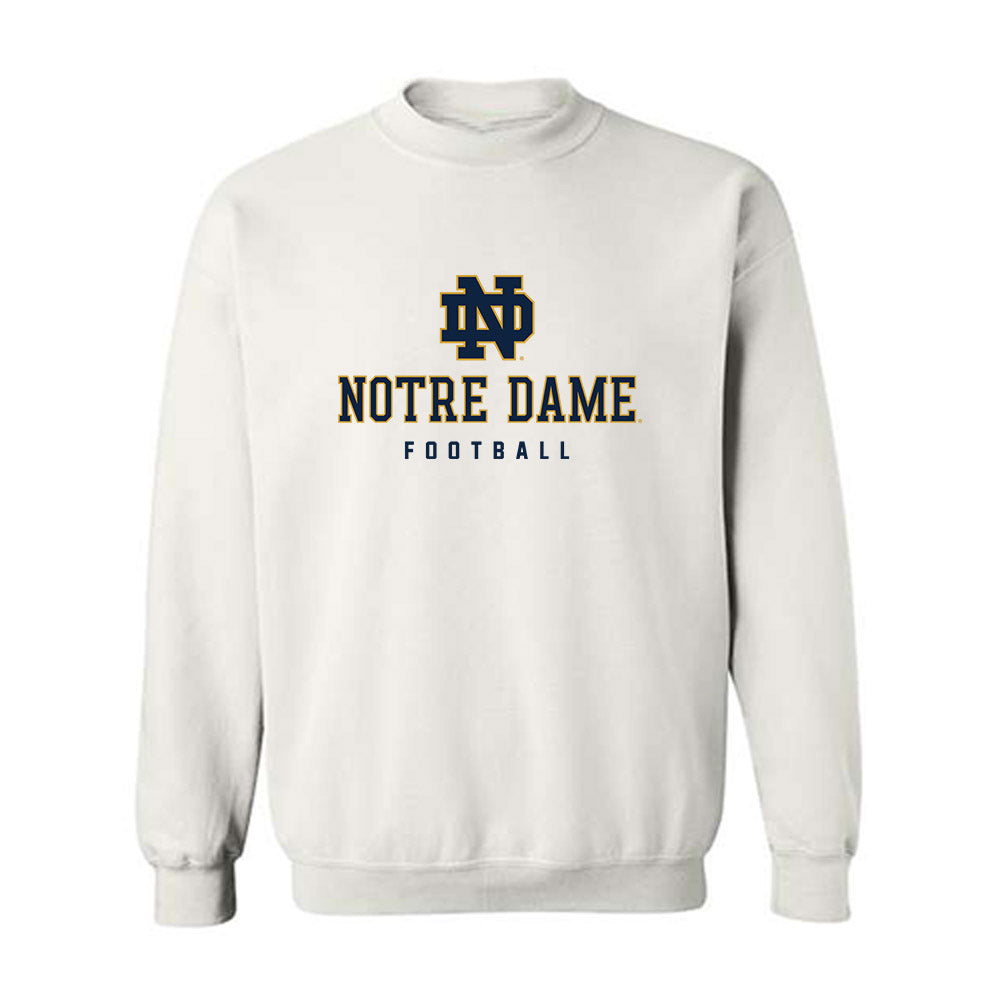 Notre Dame - NCAA Football : Guerby Lambert - Classic Shersey Crewneck Sweatshirt-0