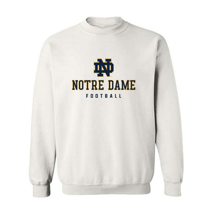 Notre Dame - NCAA Football : Guerby Lambert - Classic Shersey Crewneck Sweatshirt-0